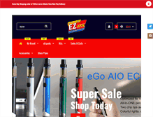 Tablet Screenshot of ezvaporz.com